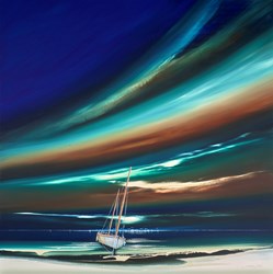 At Rest II by Jonathan Shaw - Original Painting on Board sized 40x40 inches. Available from Whitewall Galleries